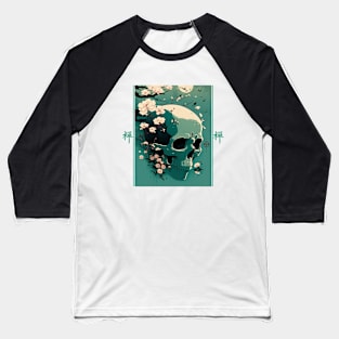 skull illustration Baseball T-Shirt